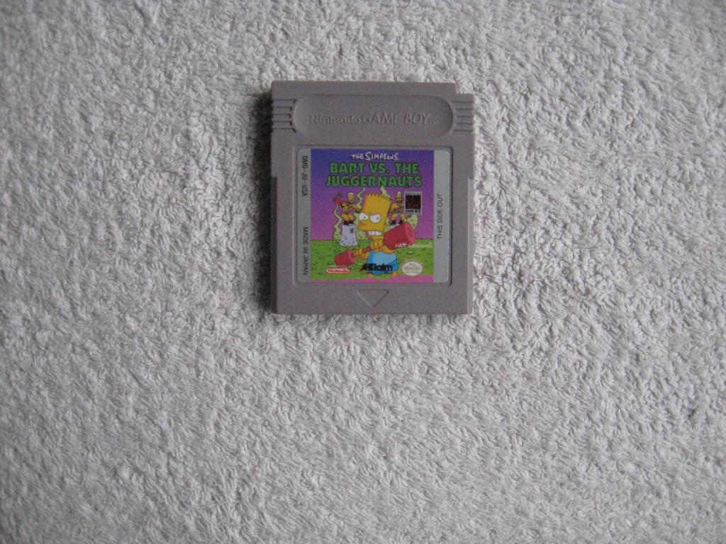 voor Game Boy - The Simpsons Bart vs. The Juggernauts (USA), Spelcomputers en Games, Games | Nintendo Game Boy, Gebruikt, Overige genres