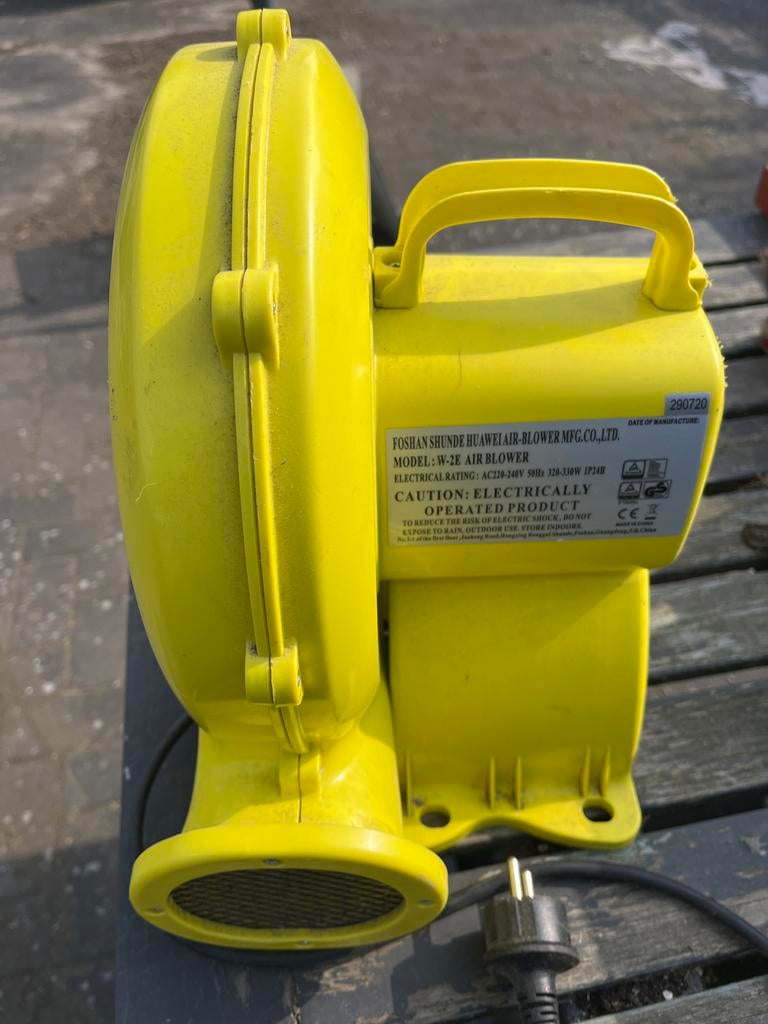 Blower voor opblaasbare speeltoestellen en items, Ophalen of Verzenden, Zo goed als nieuw