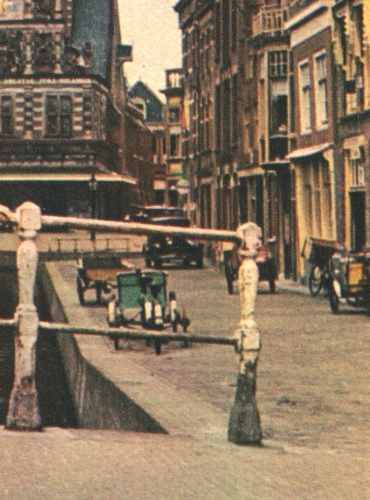43926 Alkmaar NH 1960 Klederdracht Postzegel afgeweekt, Ophalen of Verzenden, 1940 tot 1960, Gelopen, Noord-Holland