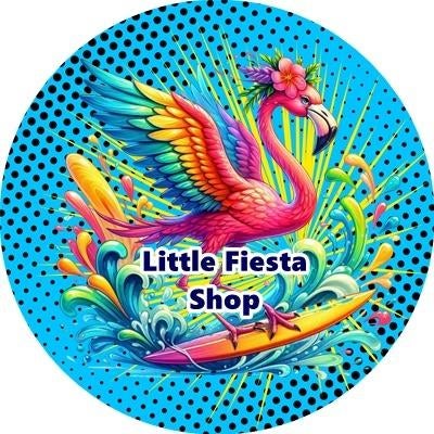 L1432 icing frosting flamingo 19cm eetbare taart print top, Ophalen of Verzenden, Nieuw, Taarten, Versiering