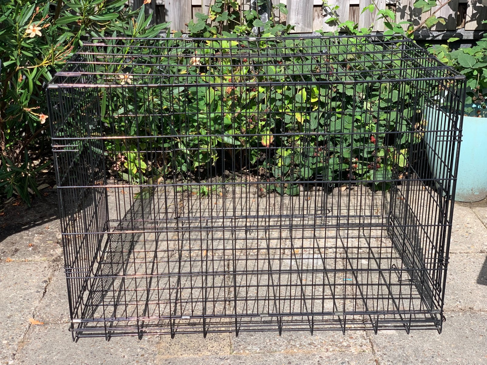 Grote honden bench B106xD69xH77 zonder plaat, Ophalen, Gebruikt