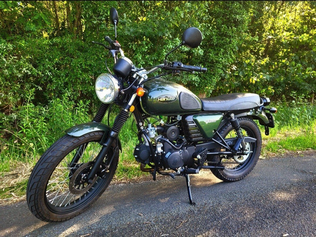 Hanway Raw 50 (2024) – Slechts 700 km – Eerste eigenaar, Fietsen en Brommers, Maximaal 45 km/u, Zo goed als nieuw, Hanway Raw 50