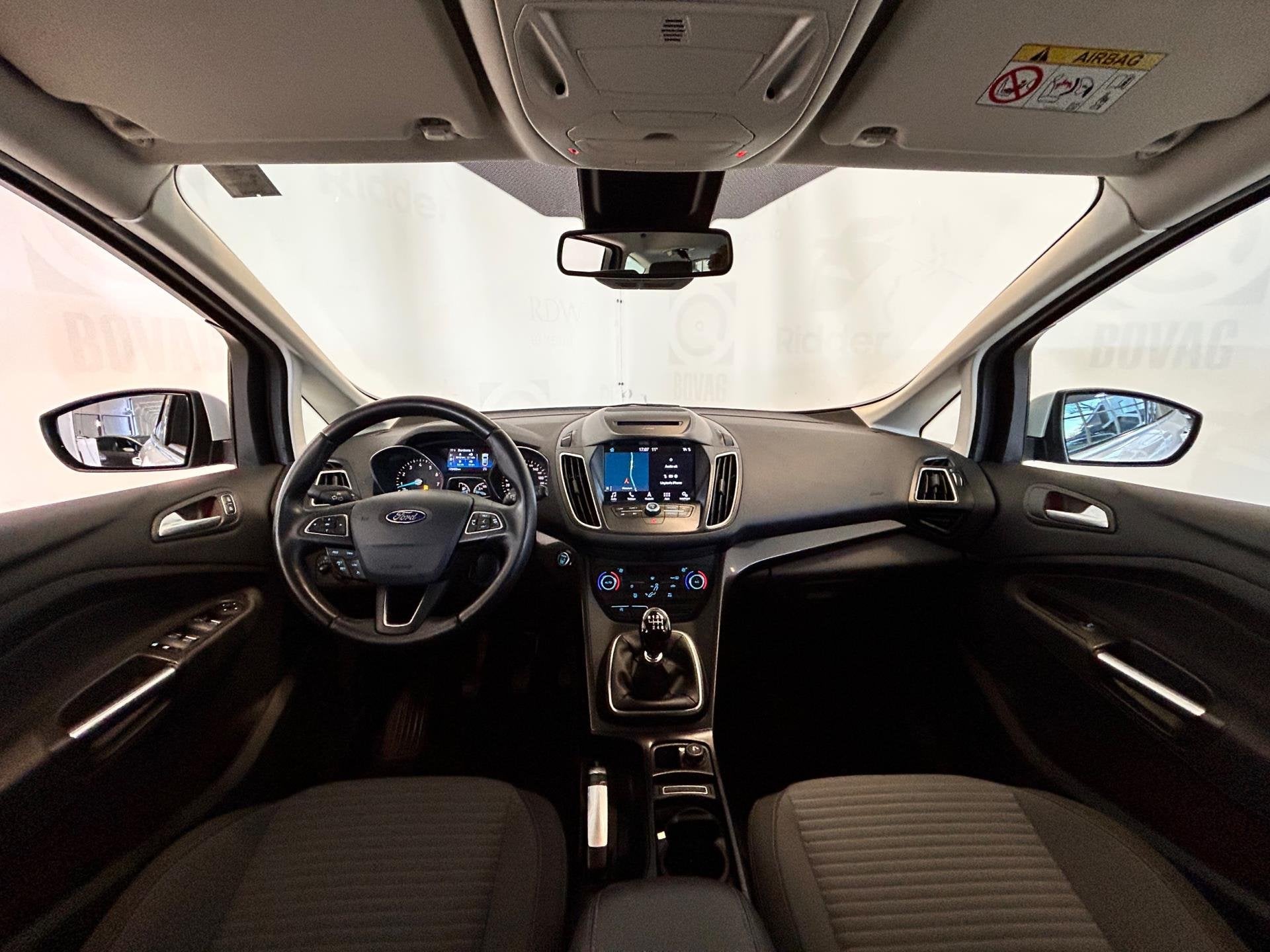 Ford C-Max 1.0 Trend|PARK SENS|CRUISE|NAVI|BLUETOOTH|ELEK RA, Auto's, Voorwielaandrijving, Gebruikt, Euro 6, Wit