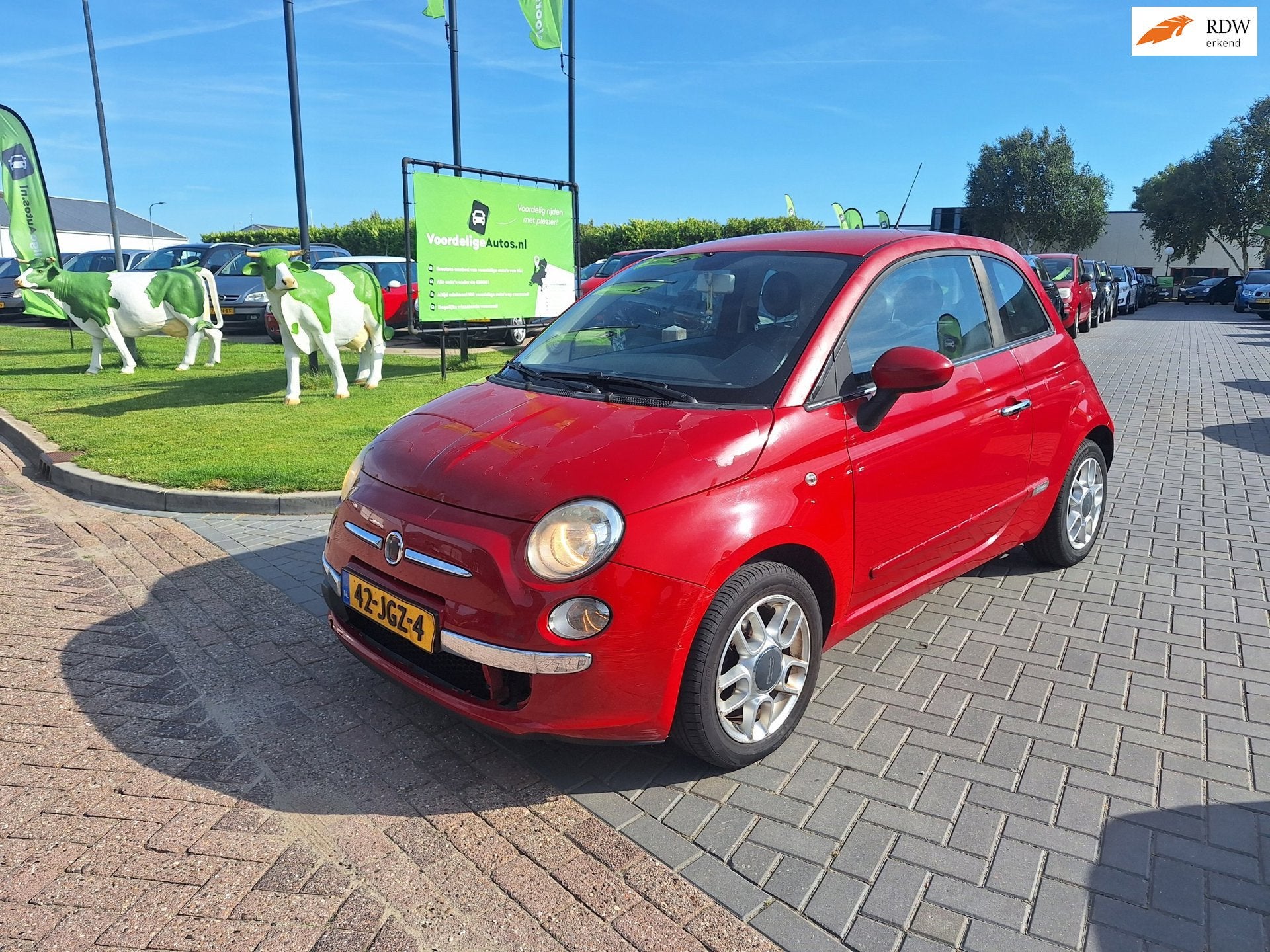 Fiat 500 1.2 Pop / Super zuinig / APK t/m juli 2027, Auto's, Fiat, Euro 5, Gebruikt, 1242 cc, 4 cilinders