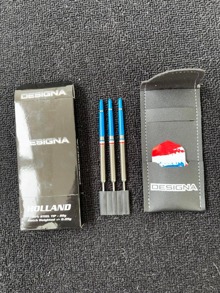 Designa Holland Darts 22g, Sport en Fitness, Darts, Ophalen of Verzenden, Gebruikt, Pijlen