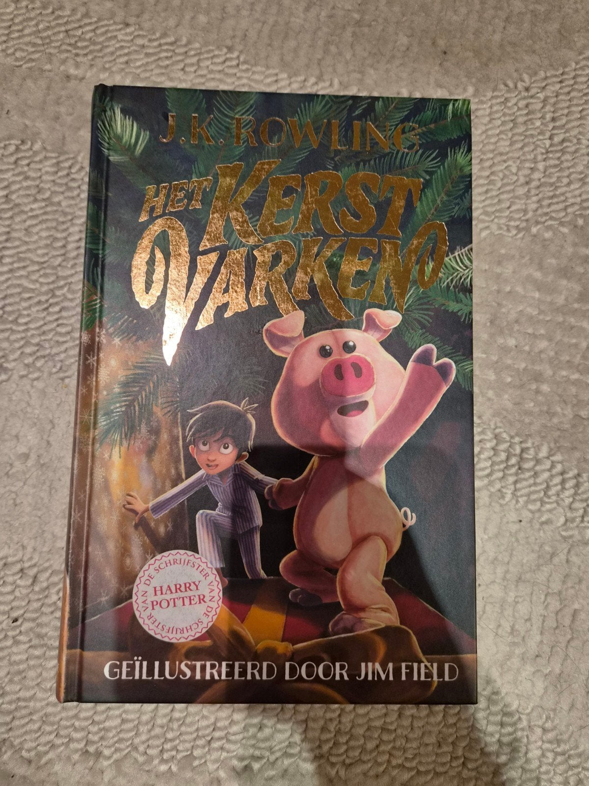 Het Kerstvarken - J.K. Rowling (Hardcover), Boeken, Verzenden, Zo goed als nieuw, J.K. Rowling, Fictie algemeen