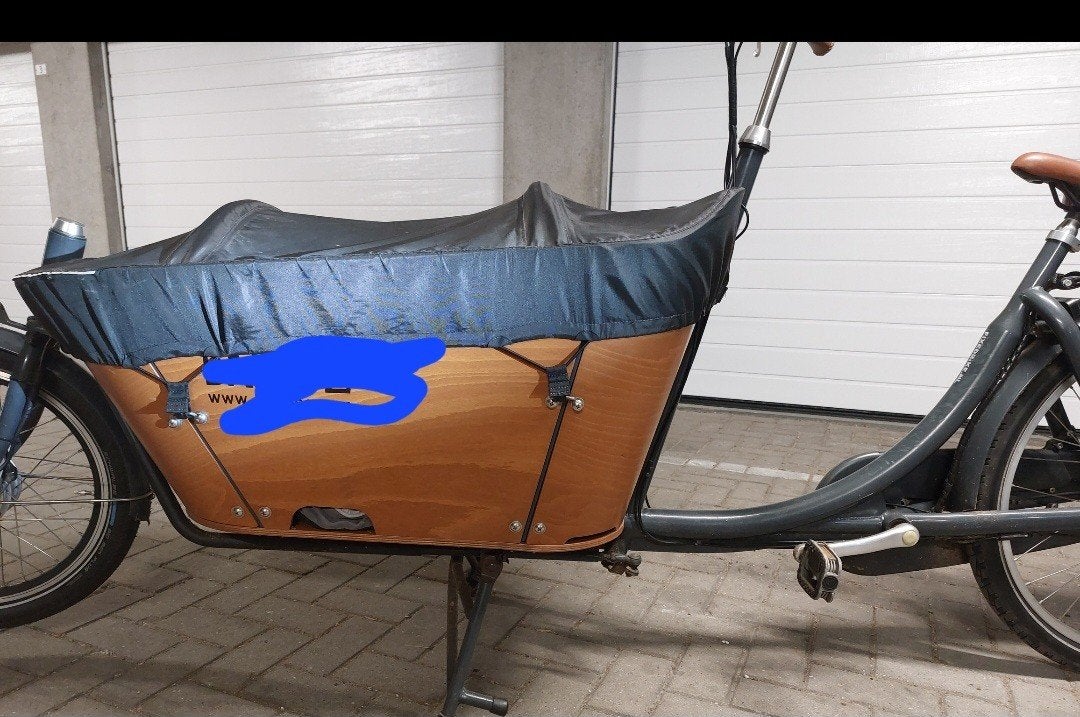Bakfiets babboe electrisch, Ophalen, Gebruikt, 4 kinderen of meer
