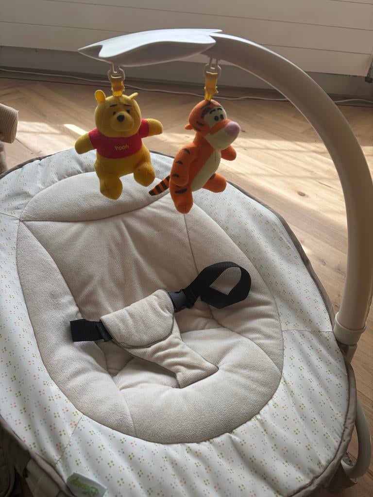 Winnie de Poeh en Teigetje Baby Wipper/Wipstoel, Ophalen of Verzenden, Gebruikt