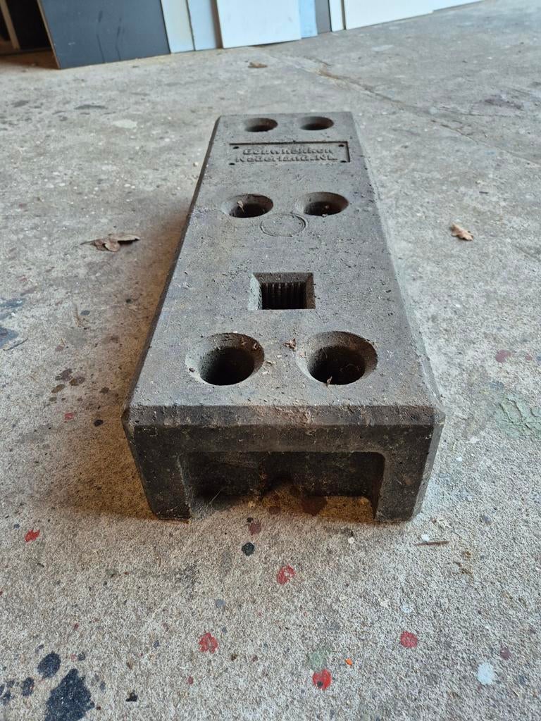 Verzwarings blok hekwerk, Tuin en Terras, Tuinhekken en Hekwerk, Ophalen, Kunststof