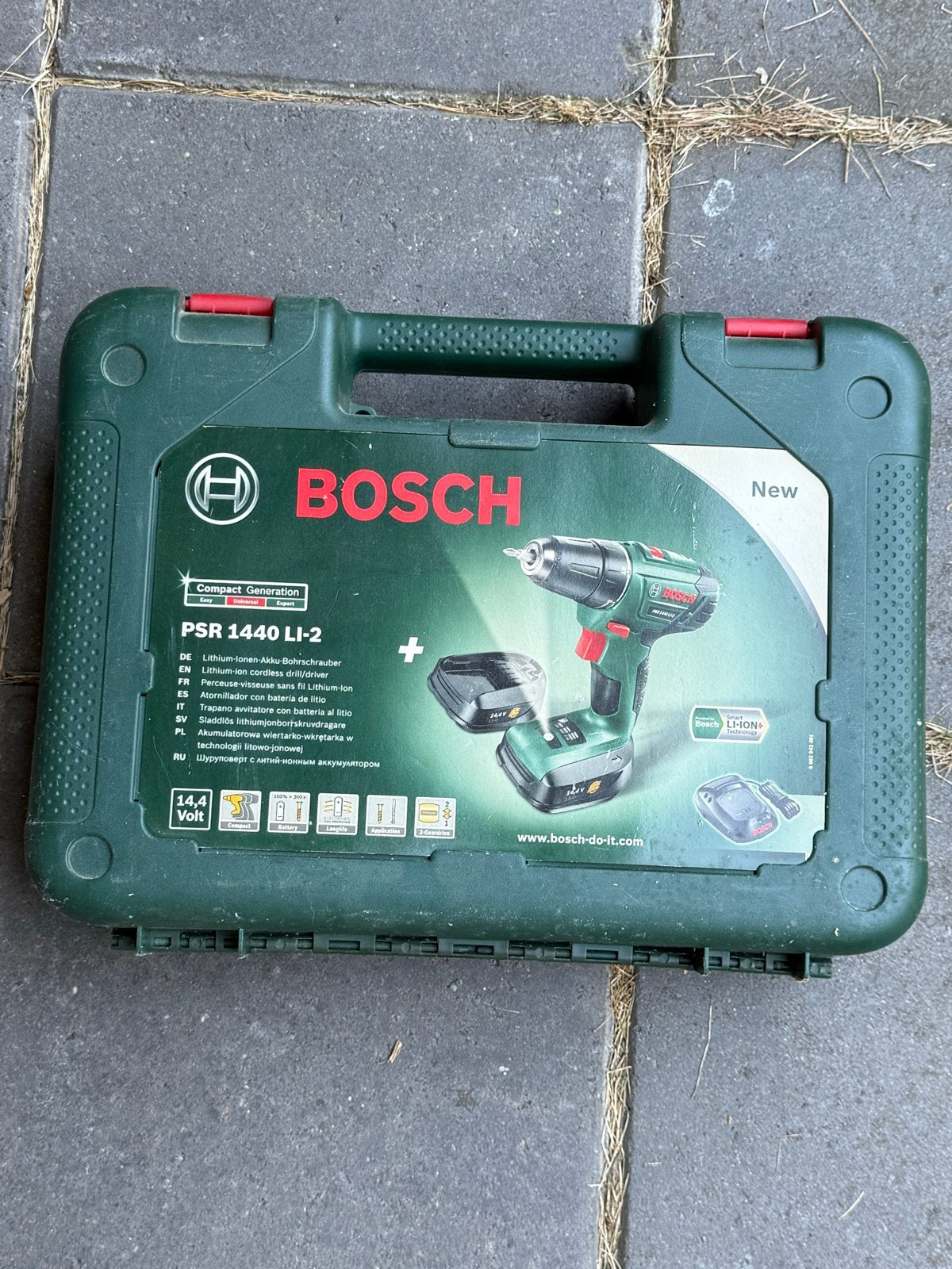 Bosch PSR 1440 LI-2 Accuboormachine met koffer, Ophalen, Gebruikt, Variabele snelheid, Boor- en Schroefmachine