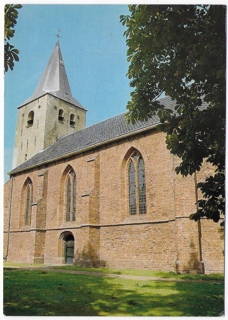 Westerbork ned herv kerk ongelopen ansichtkaart ( b4839 ), Ophalen of Verzenden, 1980 tot heden, Ongelopen