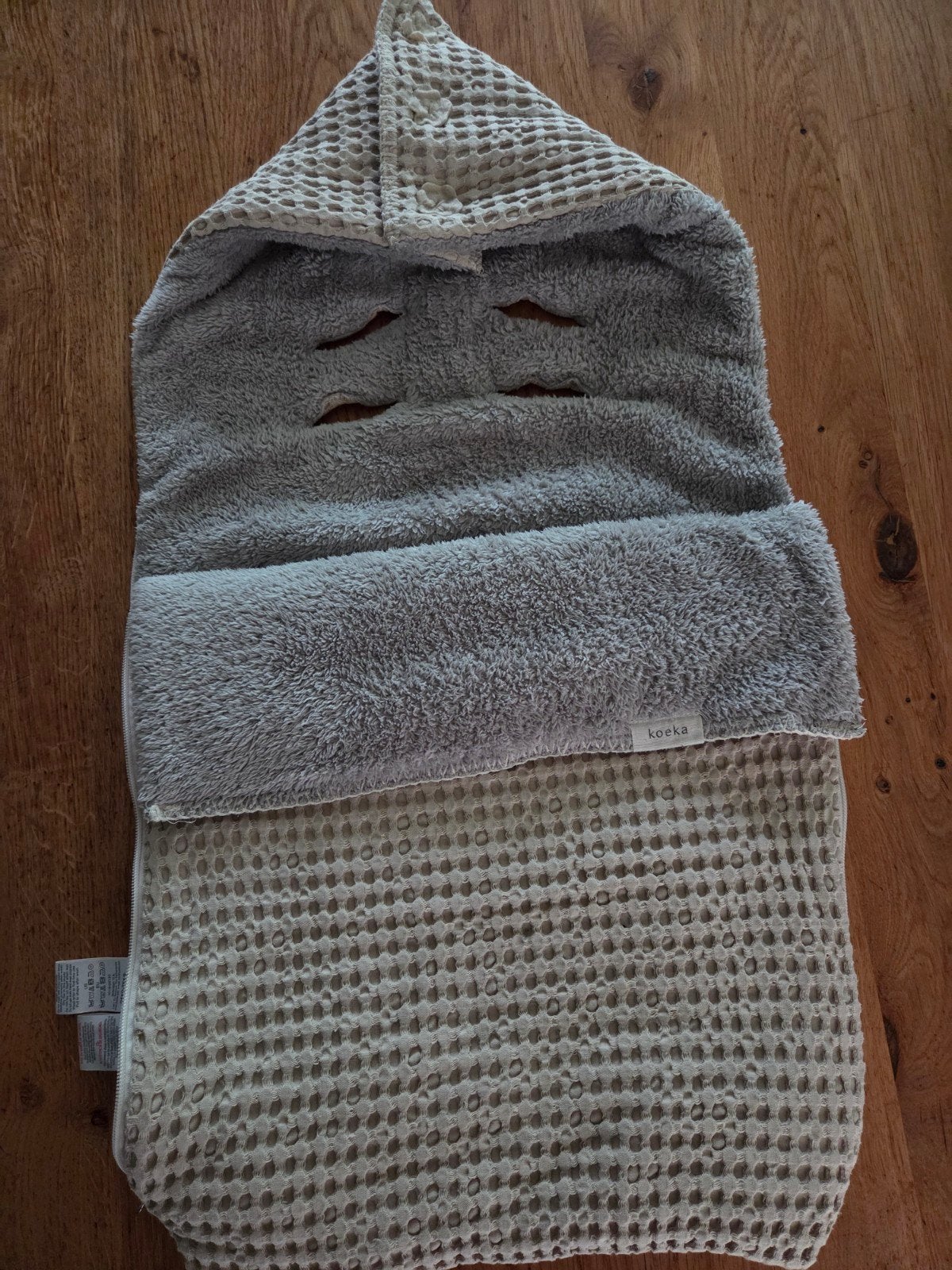 Koeka voetenzak wafel/teddy, Kinderen en Baby's, Ophalen of Verzenden, Zo goed als nieuw, 70 tot 85 cm, Overige typen