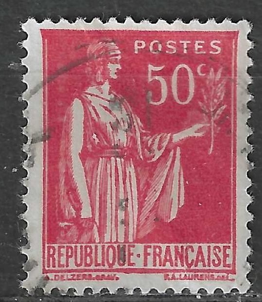 Frankrijk 1932/1933 - Yvert 283 - Type "Paix" - 50 c. (ST), Verzenden, Gestempeld