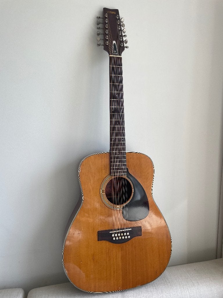 Vintage Yamaha FG-230 12-string MIJ Nippon Gakki red label, Ophalen, Gebruikt, Western- of Steelstringgitaar, 12-snarig