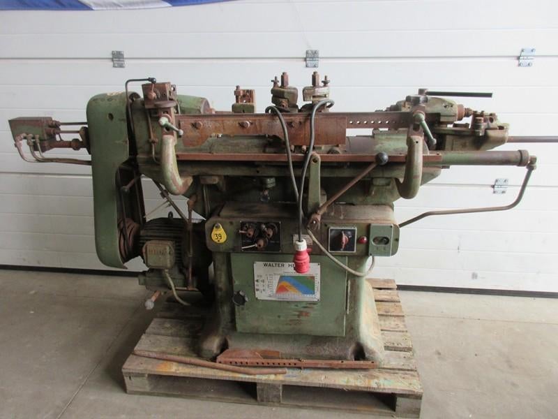 Draaibank 380V +  hydraulisch voor hout (Walter Hempel), Doe-het-zelf en Verbouw, Draaibanken, Ophalen, Gebruikt, Houtdraaibank