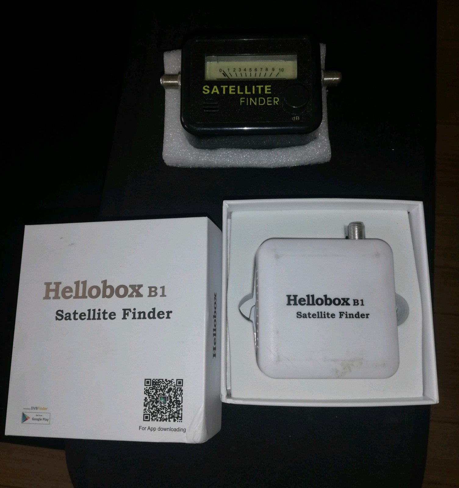 Hellobox B1 Satelliet Zoeker plus satellite finder, Ophalen of Verzenden, Nieuw, (Schotel)antenne-accessoires, Overige merken