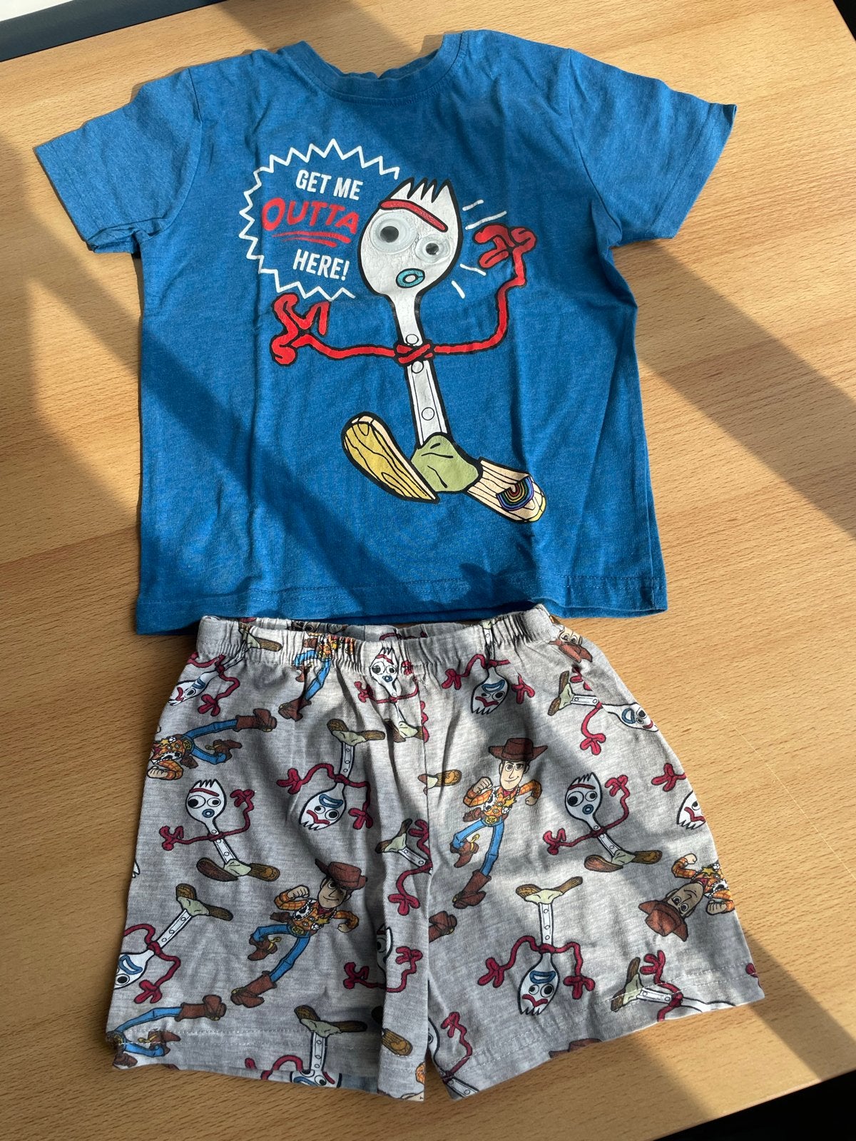 Toy Story 4 Forky T-shirt - Maat 104 (4-5 jaar), Kinderen en Baby's, Kinderkleding | Maat 104, Ophalen of Verzenden, Gebruikt