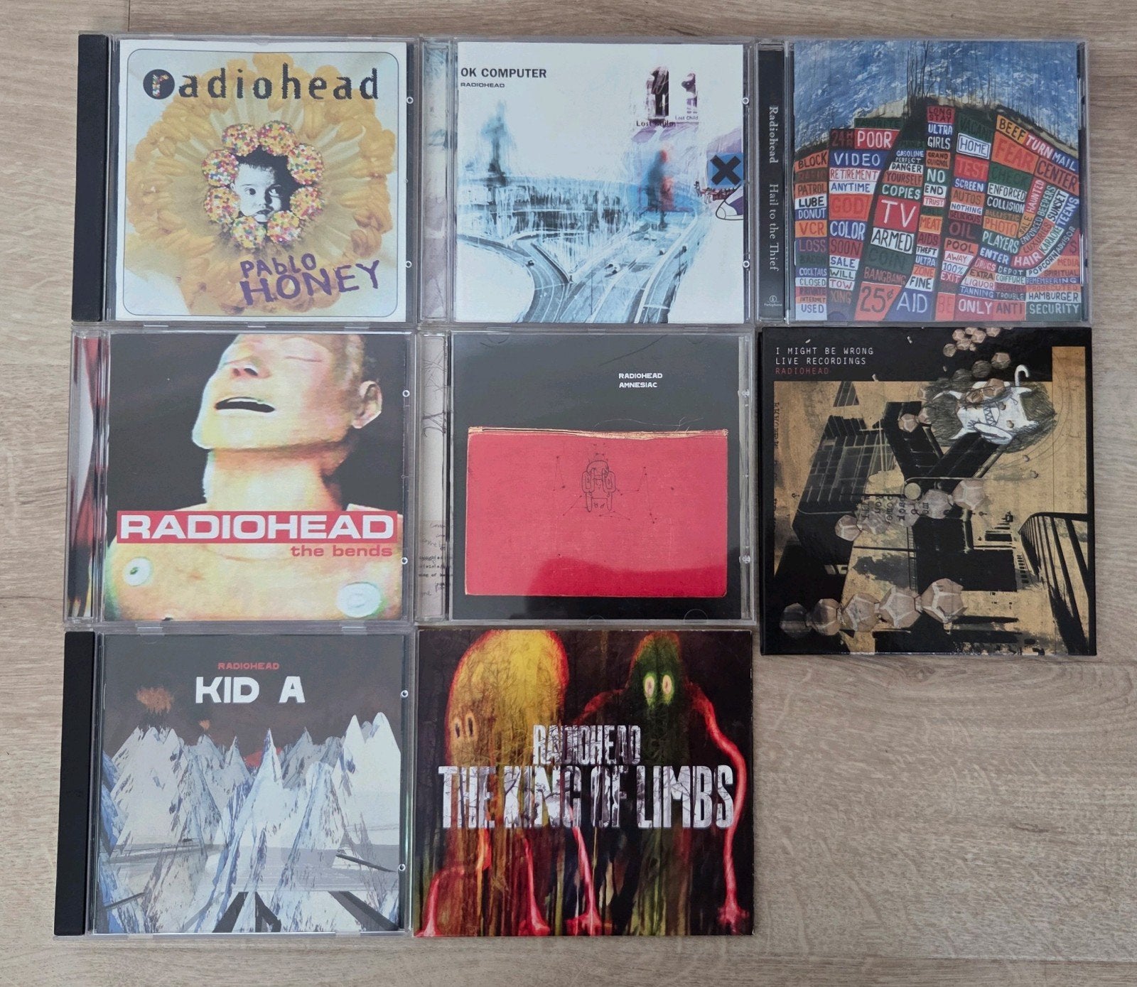 Te koop: Radiohead albums, in goede conditie, Ophalen of Verzenden, Zo goed als nieuw, Europees