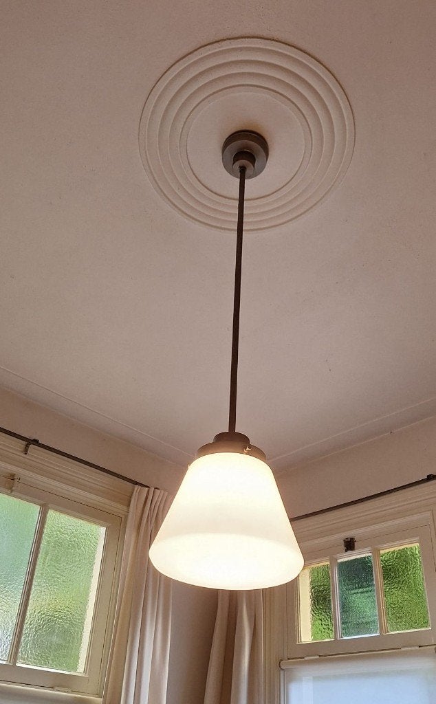Hanglamp Gispen, Ophalen, 50 tot 75 cm, Deens design, Glas
