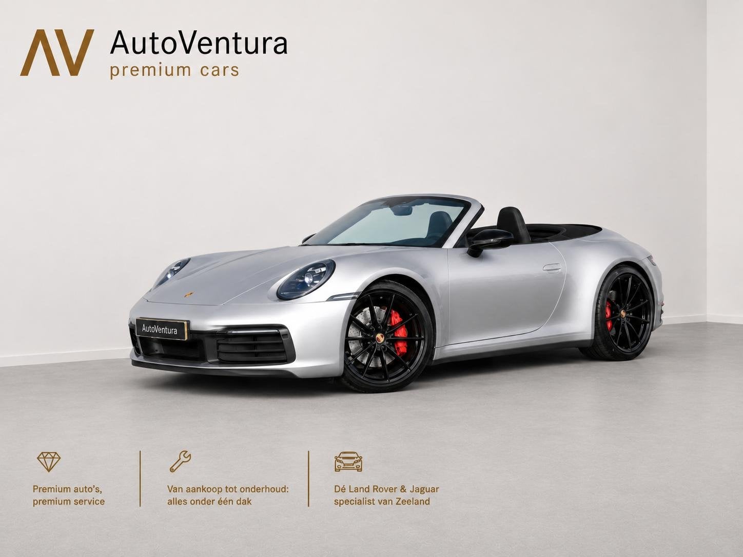 Porsche 911 Cabrio 3.0 Carrera l LED l Camera l 20", Automaat, Achterwielaandrijving, Gebruikt, 4 stoelen
