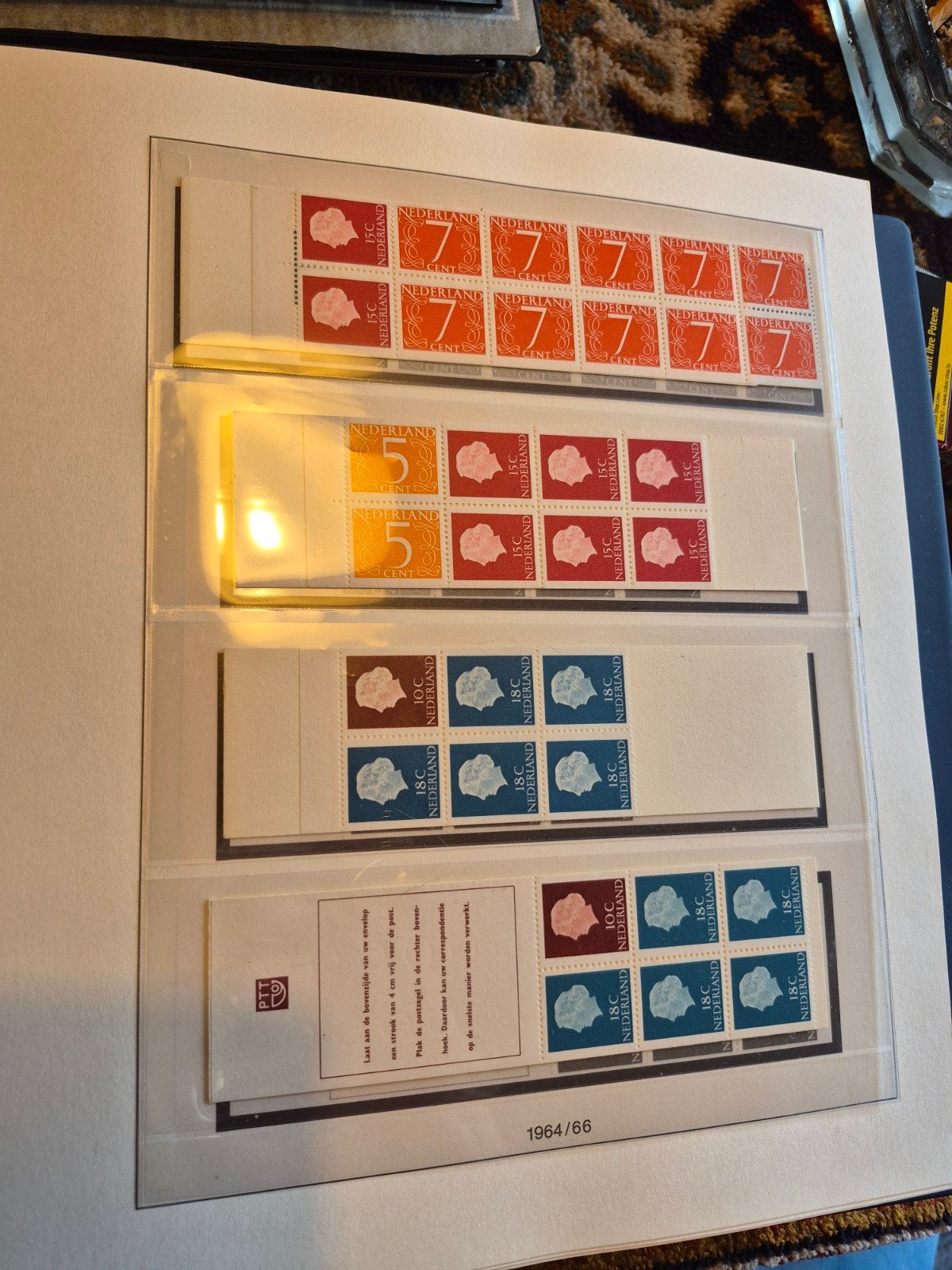 automaat boekjes  in lindner album1964/1991, Ophalen of Verzenden