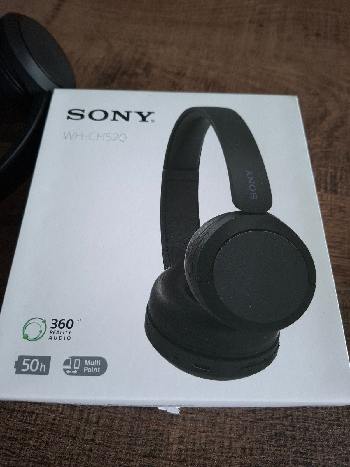 Sony WH-CH520 Draadloze On-ear Koptelefoon Zwart