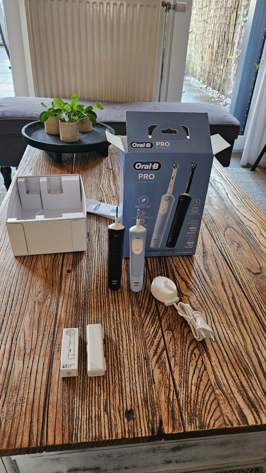 duo pakket electrische tandenborstel, Sieraden, Tassen en Uiterlijk, Ophalen of Verzenden, Nieuw, Tandenborstel