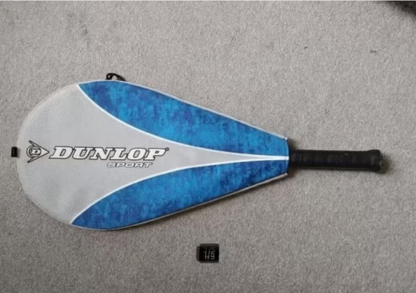 Dunlop graphite ti tennisracket L 3, Ophalen of Verzenden, Zo goed als nieuw, Racket, L3