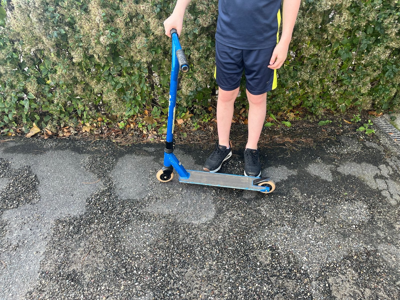 Leuke blauwe stuntstep voor kinderen, Ophalen of Verzenden, Gebruikt, Overige typen