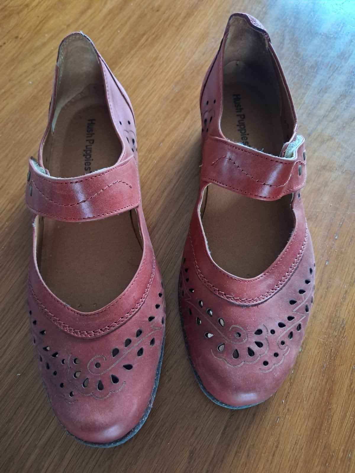 Hush Puppies Ballerina's - Maat 42 - Rood pumps instappers, Gedragen, Hush Puppies, Rood, Ballerina's