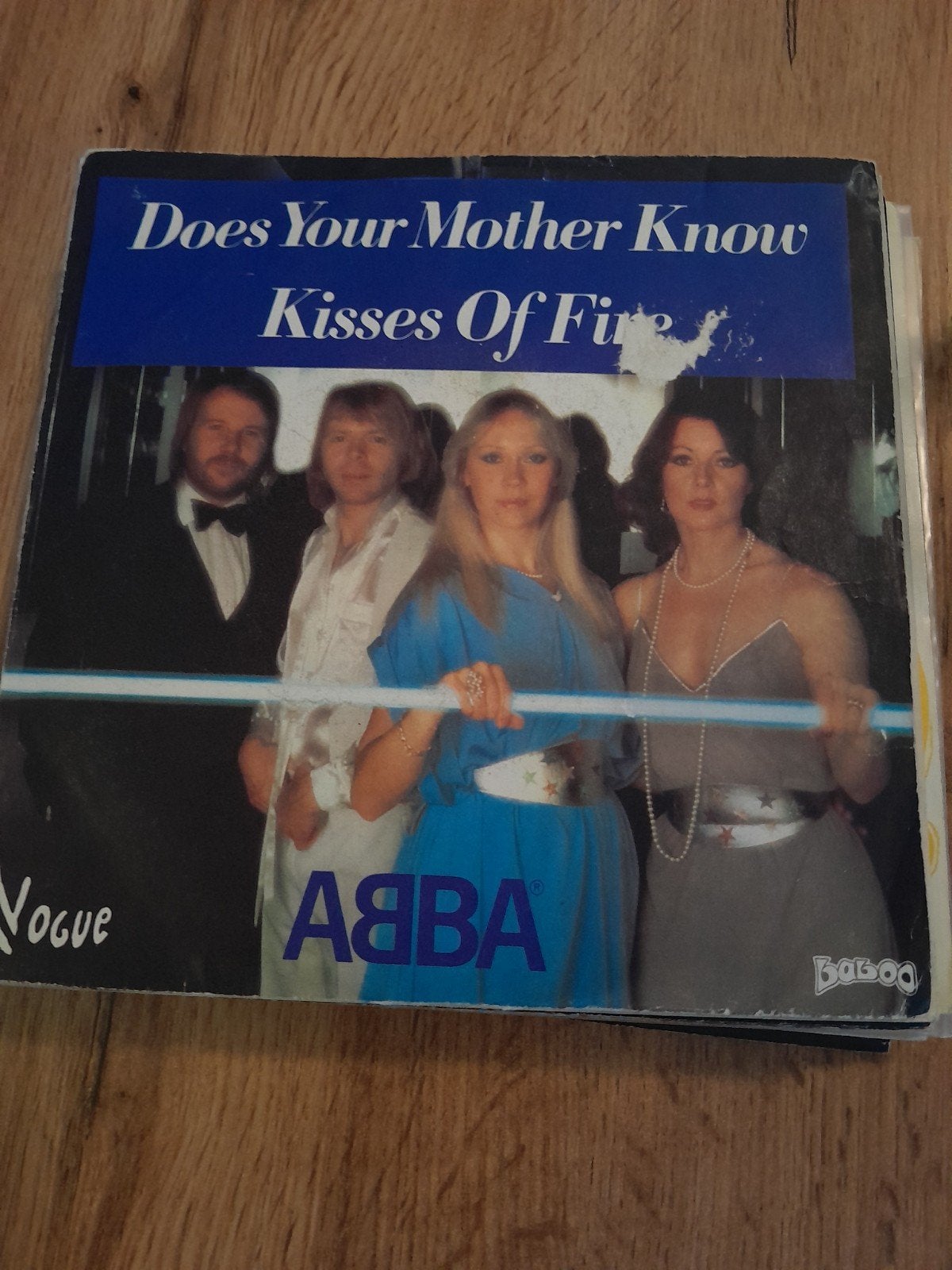 ABBA 7 INCH does your mother know, Cd's en Dvd's, Vinyl Singles, Ophalen of Verzenden, Zo goed als nieuw, Pop