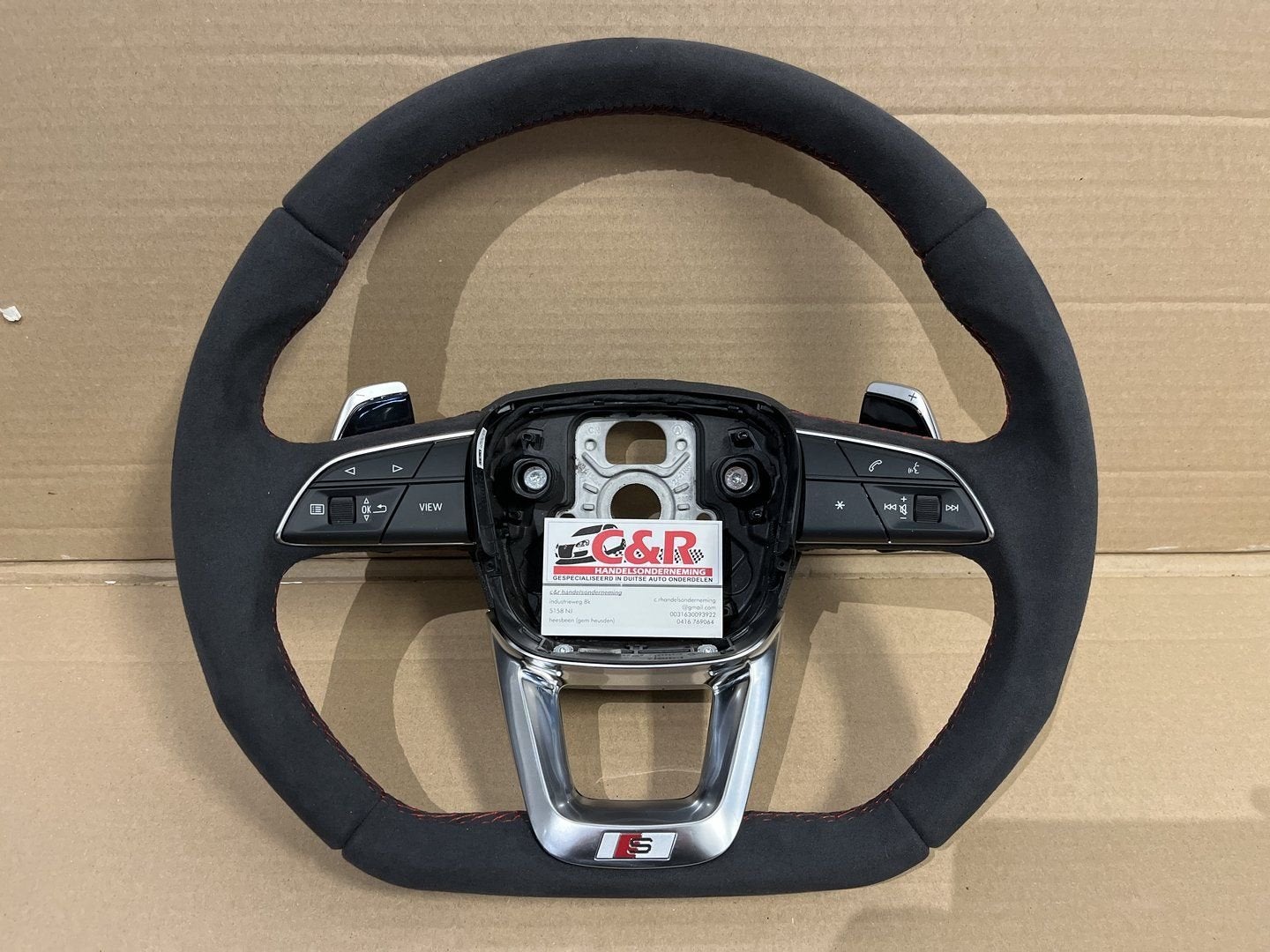 Audi rs stuur stuurwiel q7 q8 alcantara, -, -, Nieuw, -