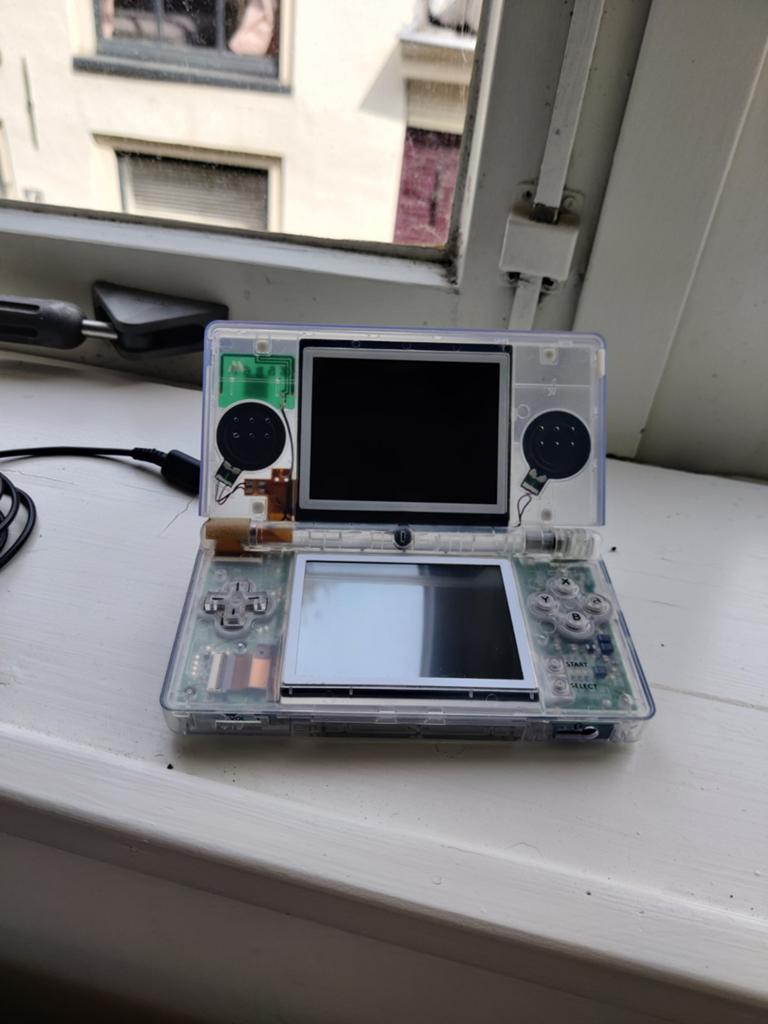 Nintendo DS Lite transparant, Spelcomputers en Games, Spelcomputers | Nintendo DS, Ophalen of Verzenden, DS Lite