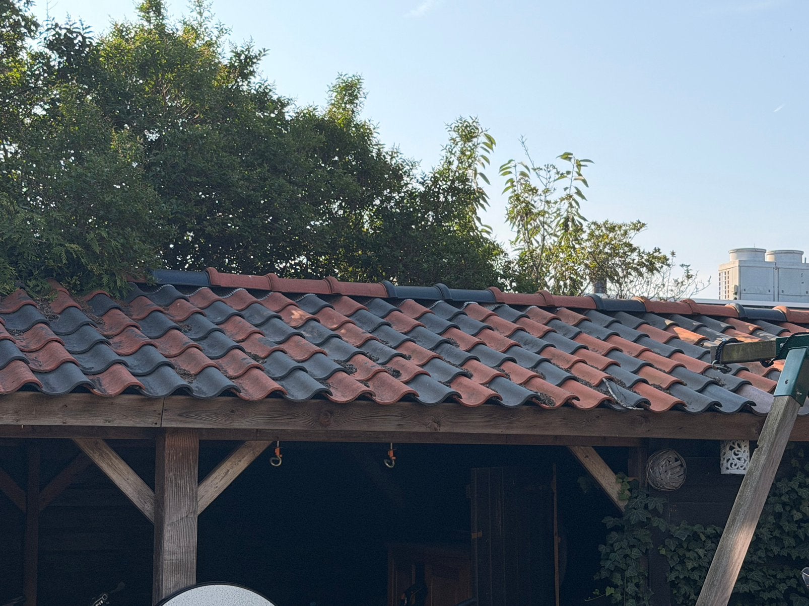 Oude dakpannen. Gratis af te halen ergens in sept, Ophalen, Gebruikt, Steen of Klei, 15 m² of meer