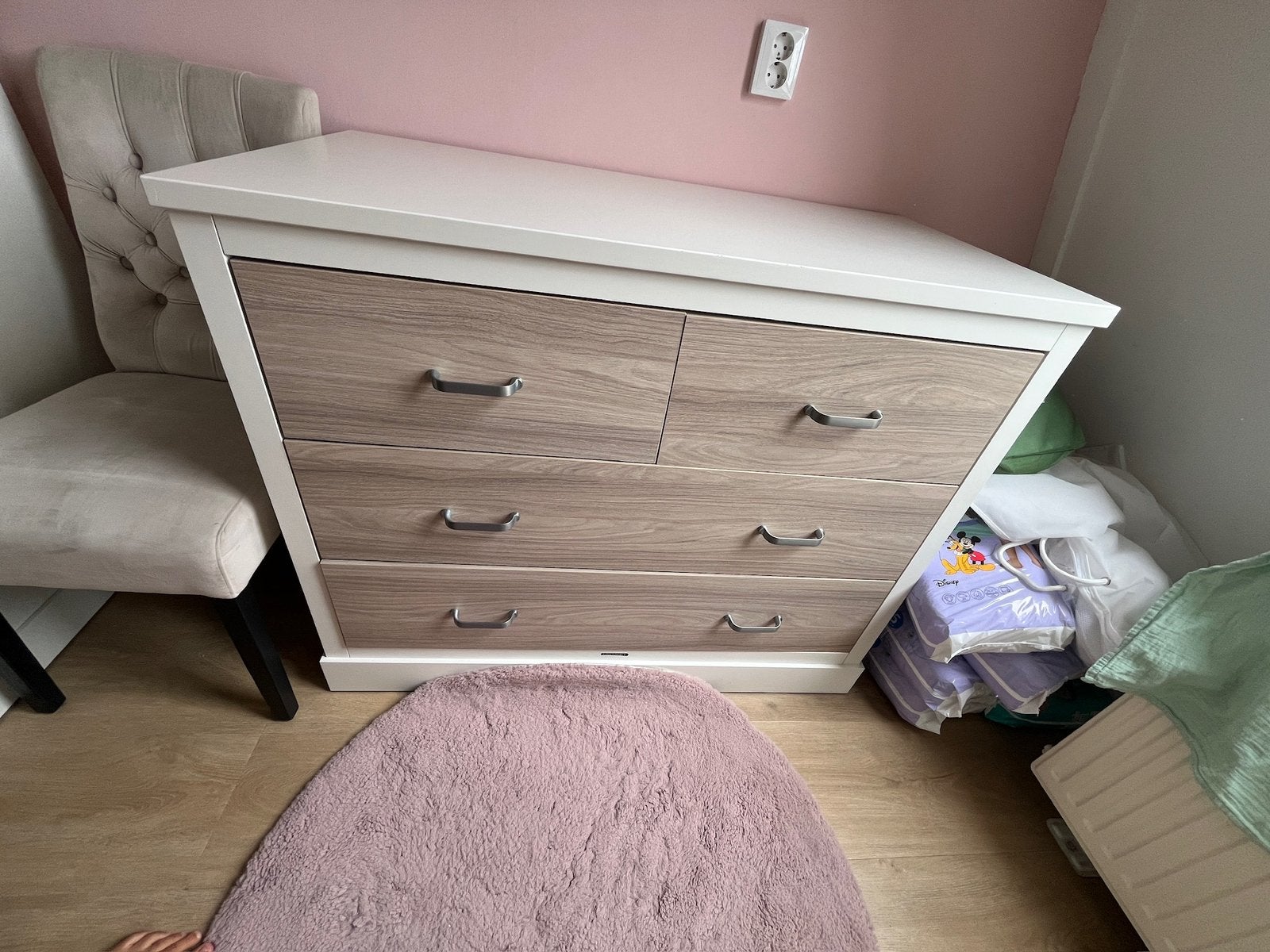 Kidsmill Newport Kast/Commode, Eikenhout, 100 tot 150 cm, Ophalen of Verzenden, Met lade(s)