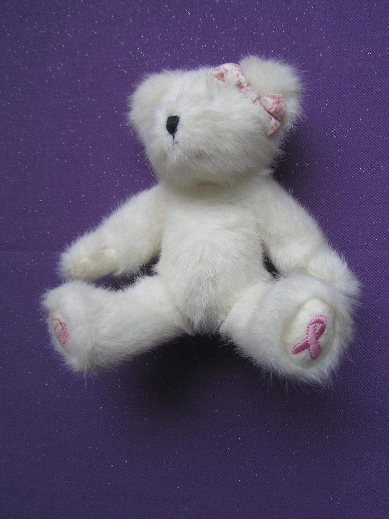 THE BOYDS COLLECTION Knuffel BEER PINK RIBBON UIT 2004, Overige merken, Beer, Ophalen of Verzenden, Middelgroot (20 tot 80 cm)