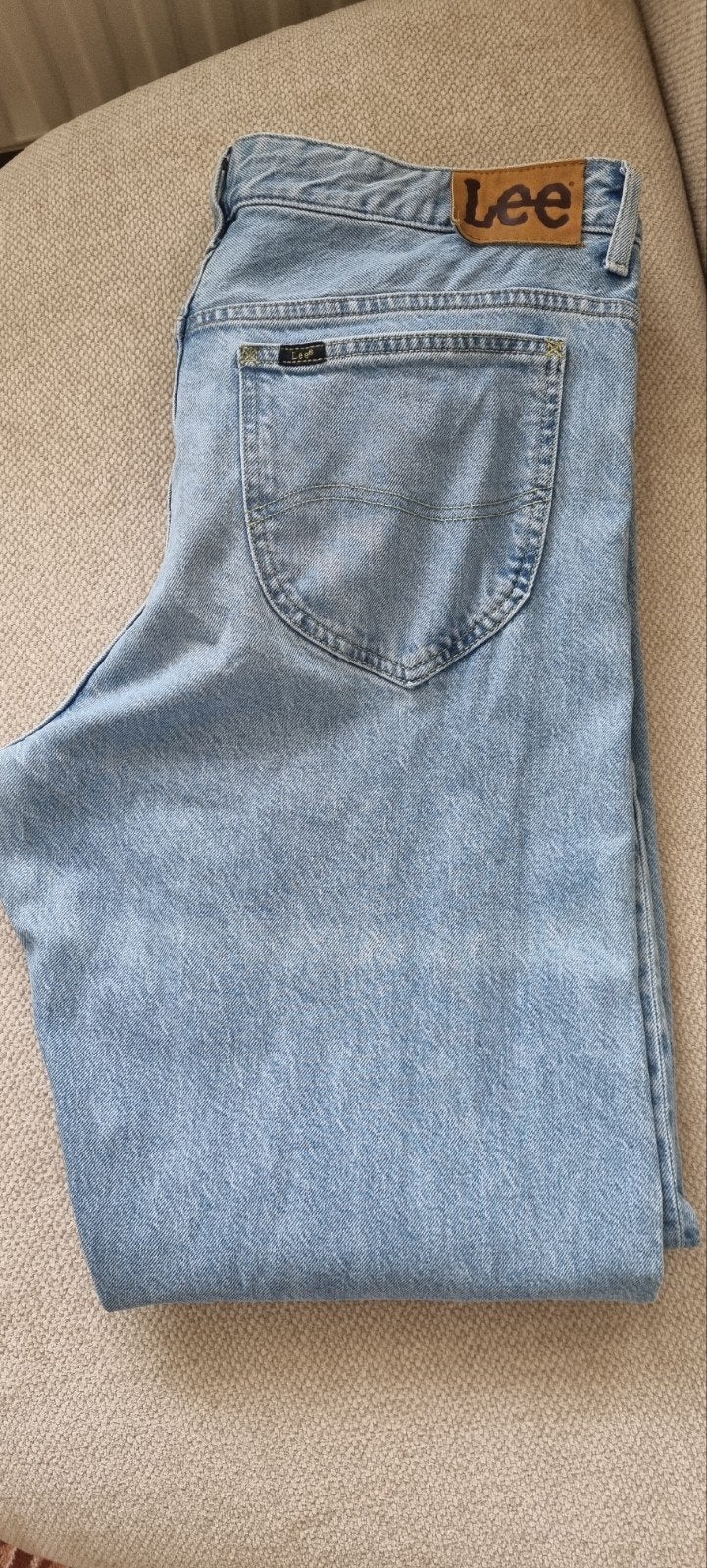 Lee Rider Classic Jeans W32 L33 - Lichtblauw, Kleding | Dames, Ophalen of Verzenden, Zo goed als nieuw, Blauw