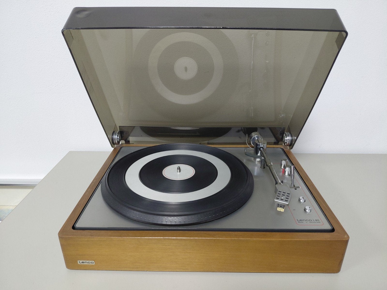 Vintage Lenco L85 draaitafel, Audio, Tv en Foto, Gebruikt, Pitch-regelaar, Platenspeler, Ophalen