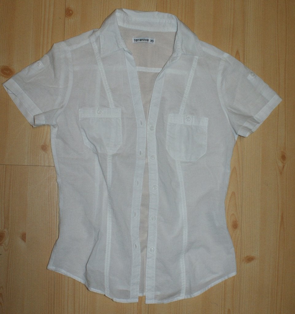 Terranova bloesje maat 140 (xs) met borstzakjes ., Gebruikt, Meisje, Overhemd of Blouse, Ophalen of Verzenden