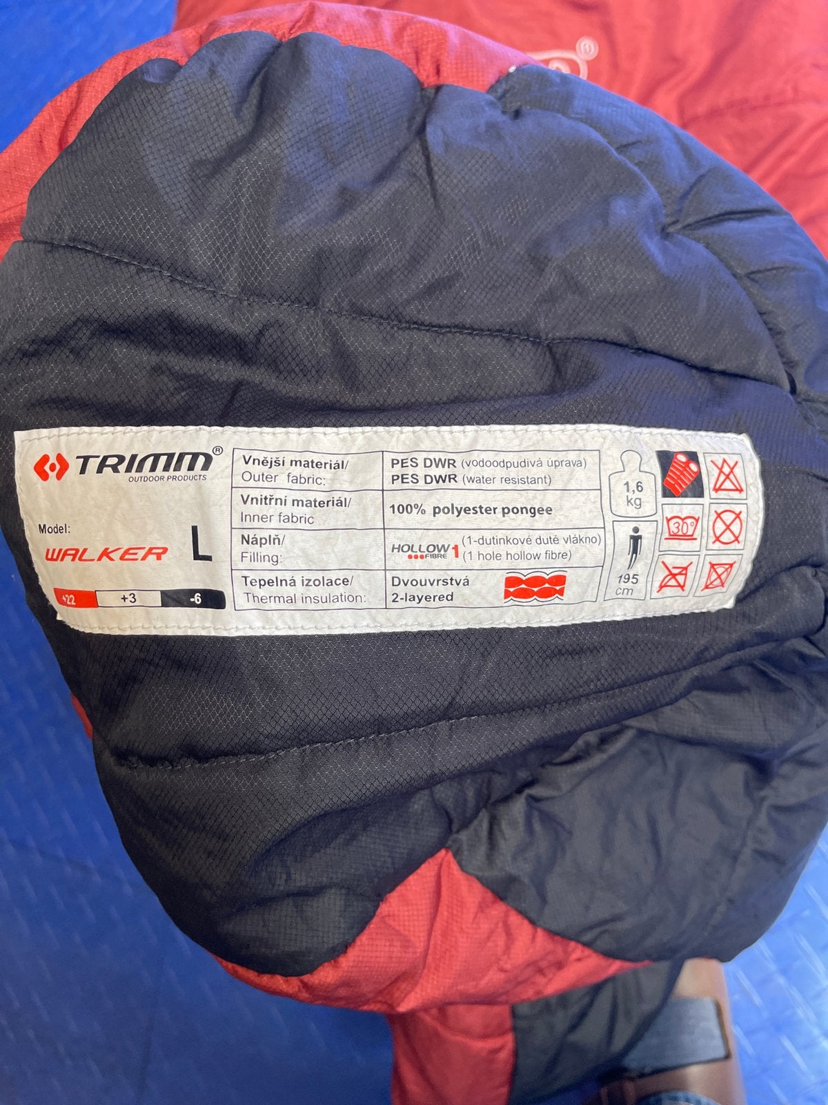 Trimm Walker Slaapzak L - Ideaal voor kamperen, Ophalen of Verzenden, Gebruikt