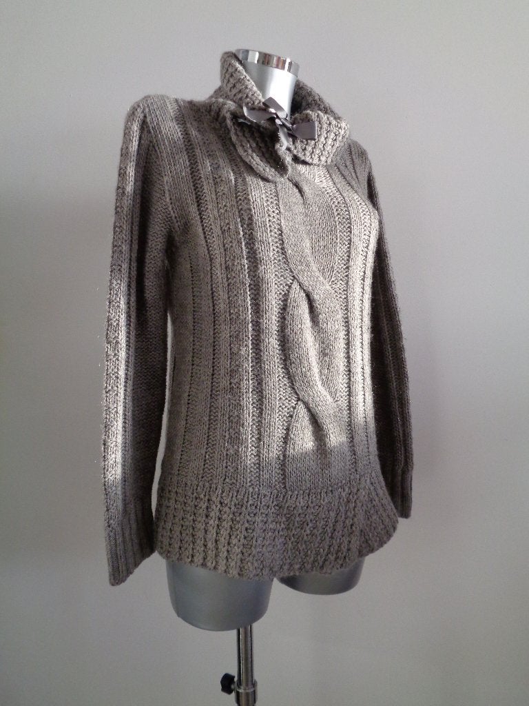Kocca trui taupe, maat M/L acryl, mohair en wol, Ophalen of Verzenden, Zo goed als nieuw, Maat 38/40 (M), Bruin