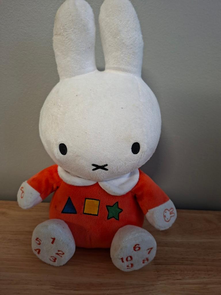 Nijntje Knuffel met Cijfers en Vormen - Educatief Speelgoed, Ophalen, Oranje, Gebruikt, Overige merken