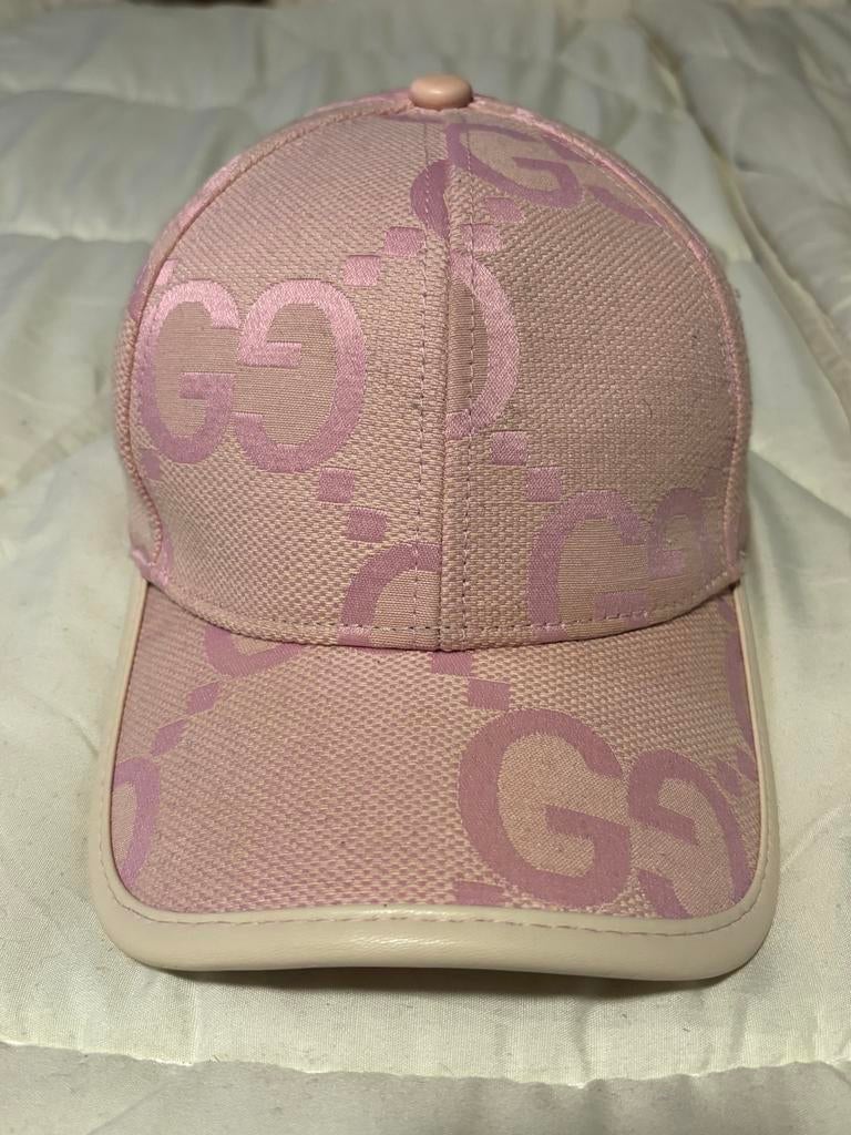 Roze Gucci Pet - Stijlvolle Accessoire, Kleding | Dames, Hoeden en Petten, Ophalen of Verzenden, Zo goed als nieuw, One size fits all