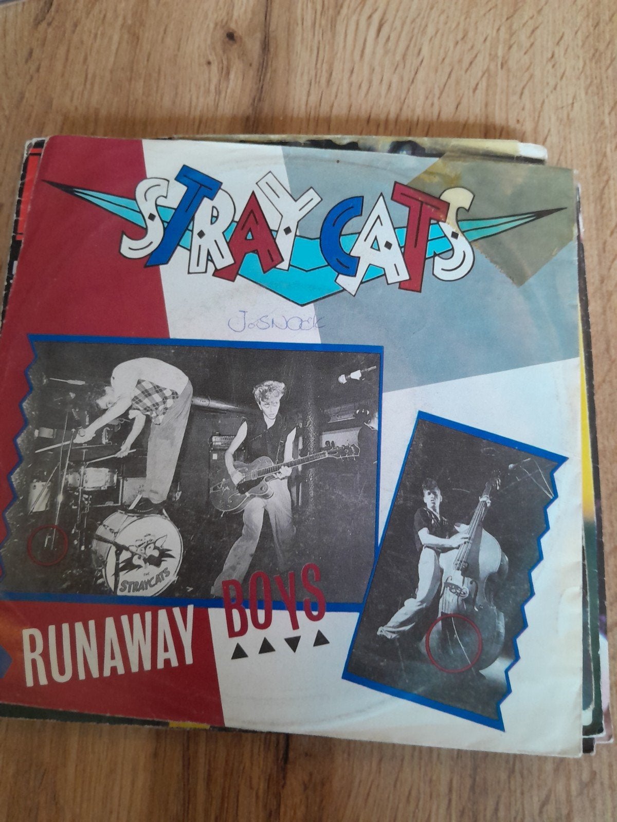 stray cats 7inch runaway boys, Ophalen of Verzenden, Zo goed als nieuw, Pop