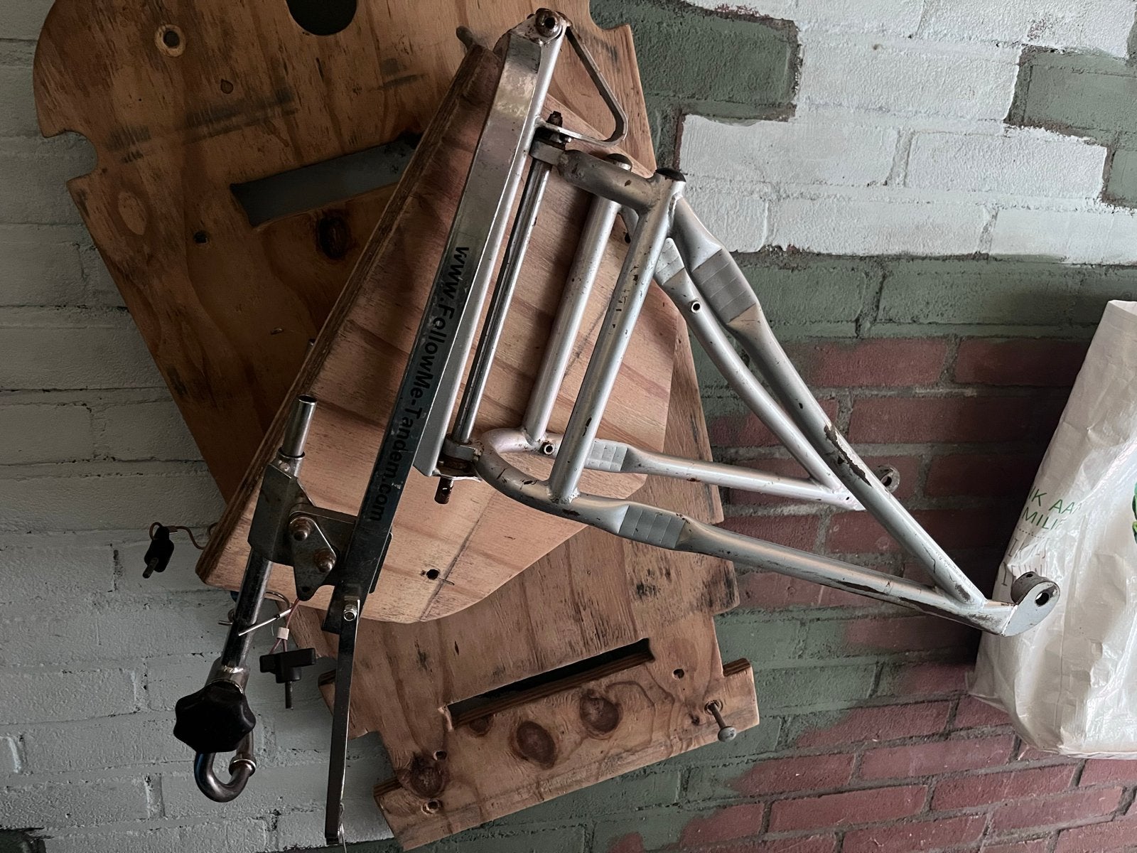 FollowMe Tandem Koppeling - Fietsaanhanger, Fietsen en Brommers, Ophalen, Gebruikt, Minder dan 49 cm, Minder dan 10 versnellingen