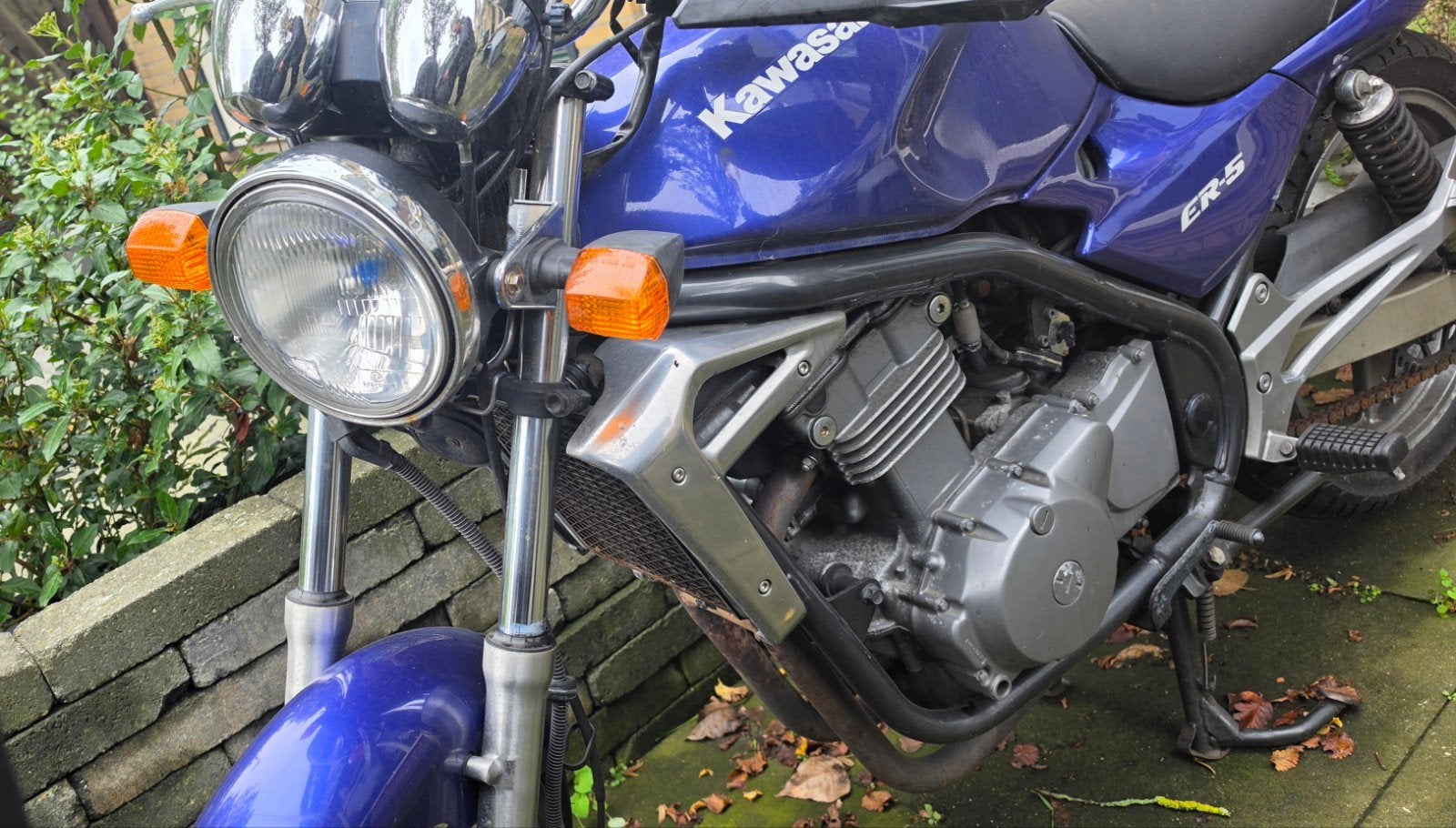 Kawasaki ER-5 Blauw - Ideaal voor beginners, 2 cilinders, Gebruikt, Particulier, Meer dan 35 kW