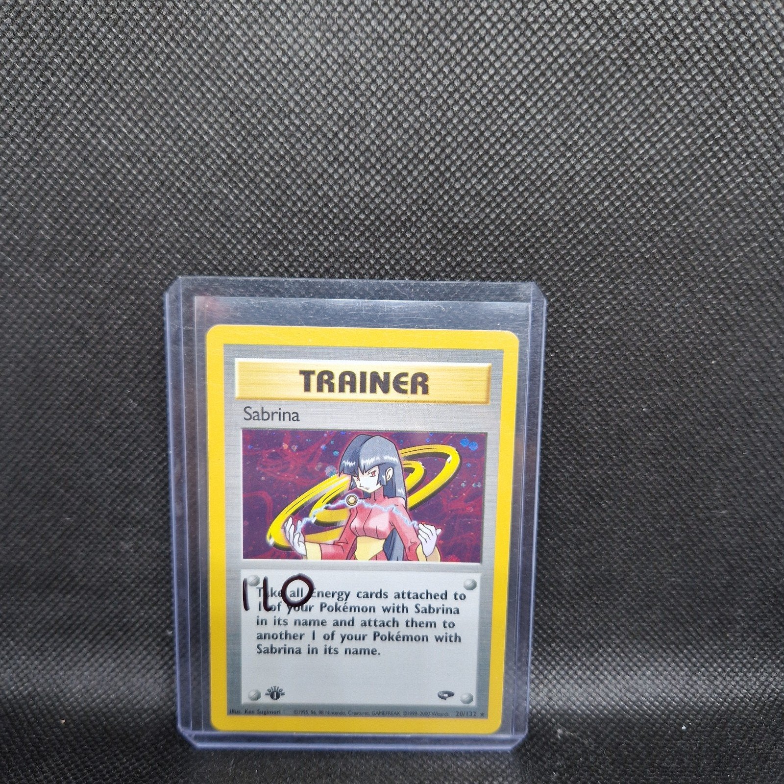 Sabrina 1st edition Gym, Hobby en Vrije tijd, Verzamelkaartspellen | Pokémon, Ophalen of Verzenden, Zo goed als nieuw