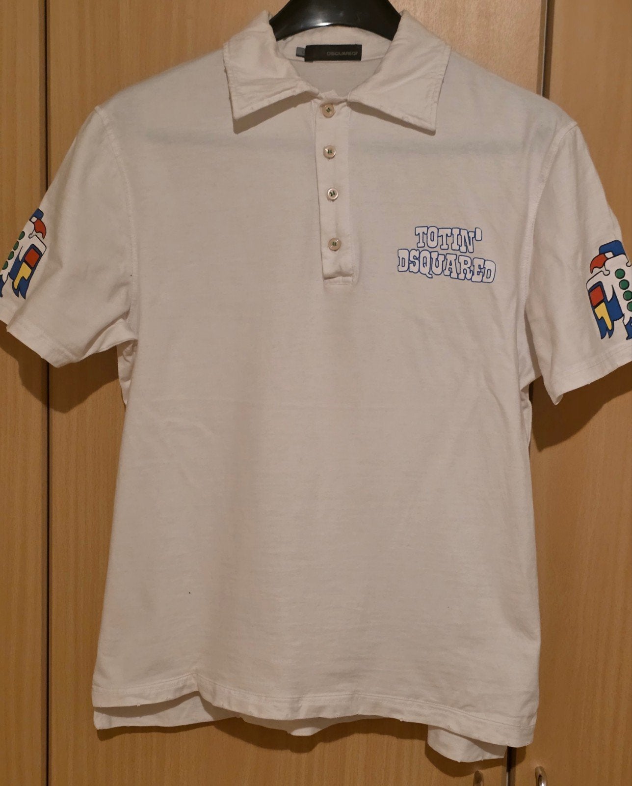 DSQUARED Polo, Maat 52/54 (L), Dsquared2, Verzenden, Wit