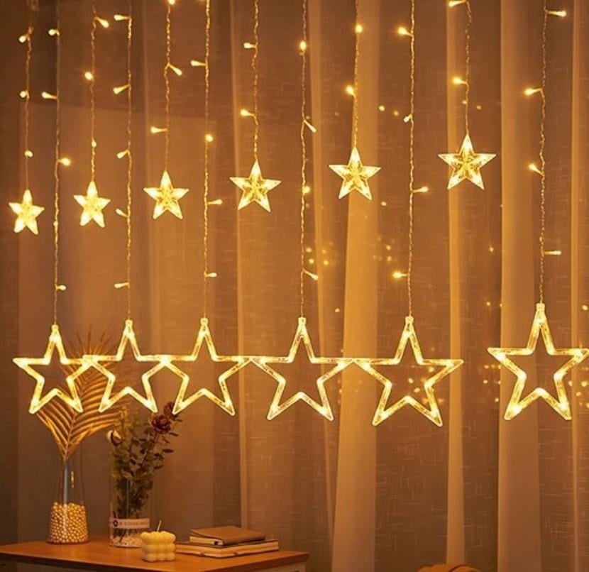Kerst Gordijn Verlichting nieuw, Diversen, Ophalen