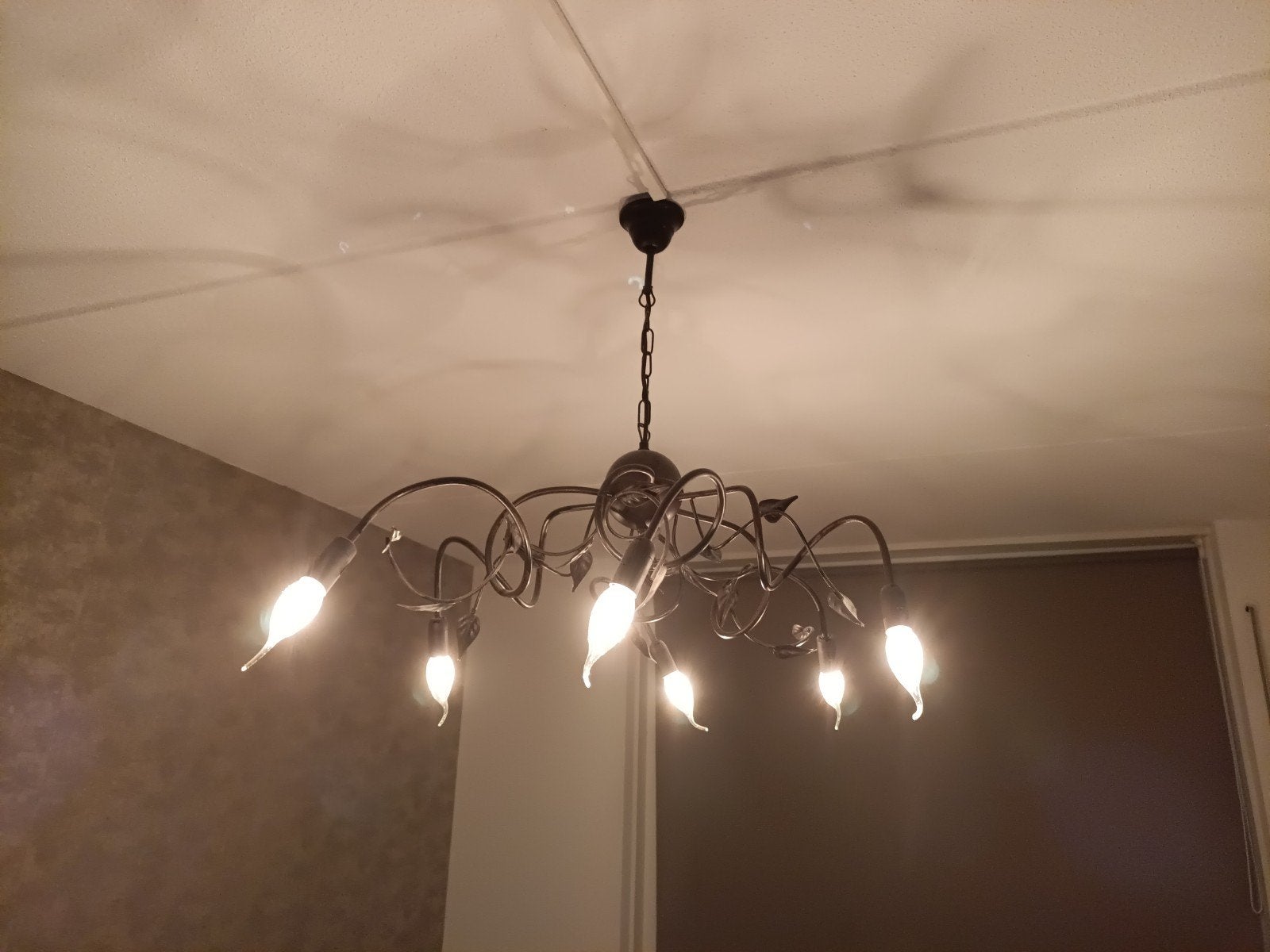 mooie hang lamp plafond, Ophalen of Verzenden, Zo goed als nieuw, Metaal, Klassiek